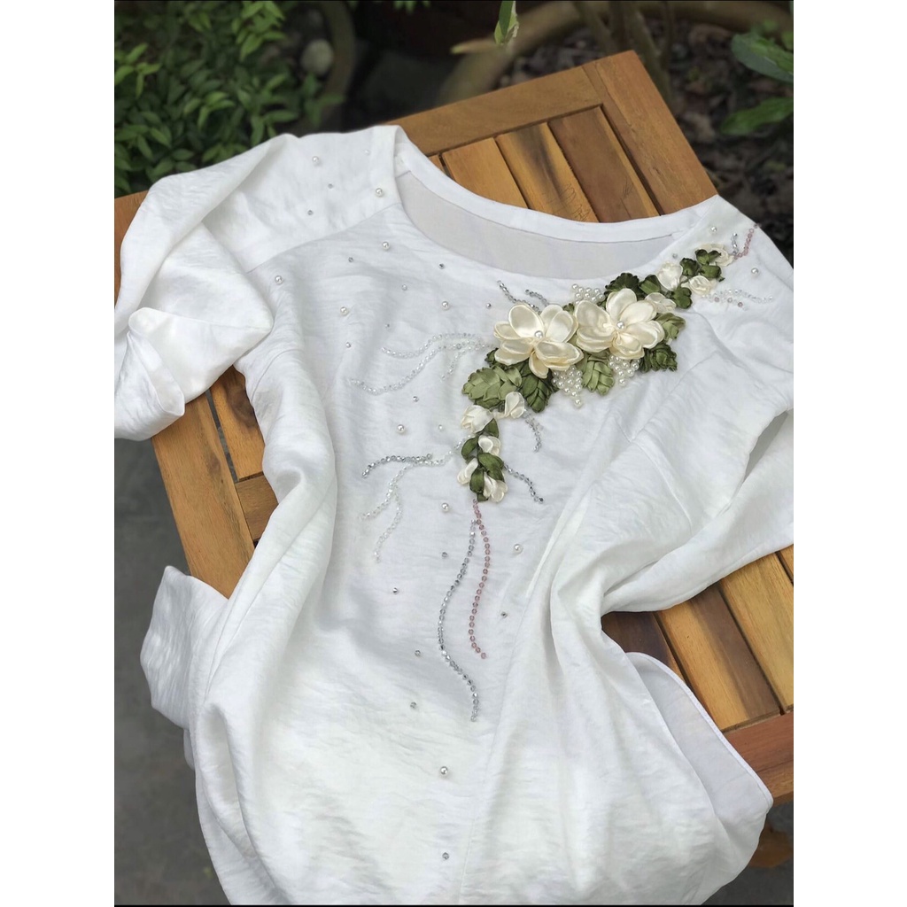Hoa lan ruy băng xinh xắn 29cm