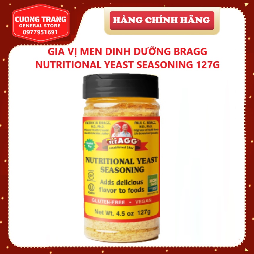 GIA VỊ NẤM MEN DINH DƯỠNG BRAGG NUTRITIONAL YEAST SEASONING 127G