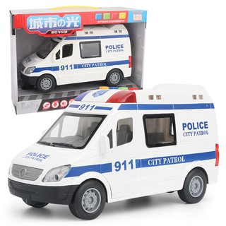 Đồ chơi Xe cứu thương cảnh sát có đèn loại lớn mẫu MDC013C