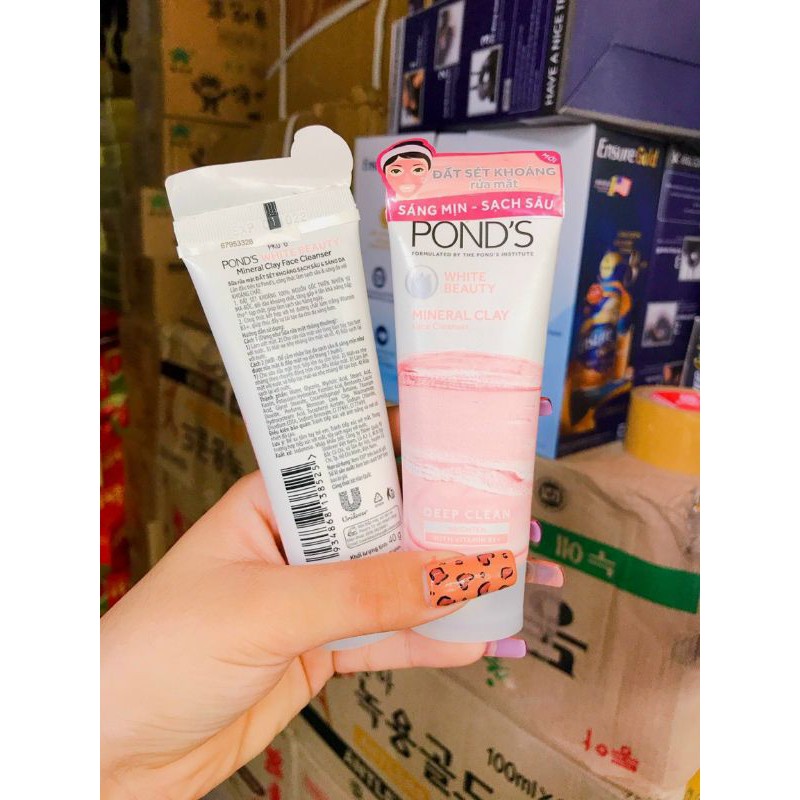 Sữa Rửa Mặt Pond's Đất Sét Khoáng Sạch Sâu Sáng Mịn (40g) | BigBuy360 - bigbuy360.vn