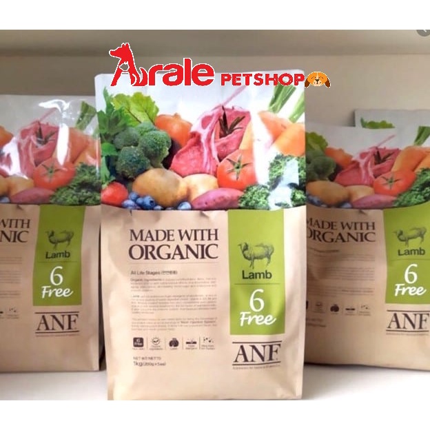 ANF - THỨC ĂN 6 FREE DÀNH CHO CHÓ VỊ THỊT CỪU 2KG