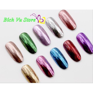 Bột tráng gương 1hu/3g chà móng tạo kiểu nail