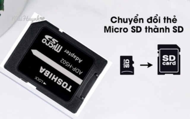 Adapter chuyển đổi MicroSD/TF sang SDHC