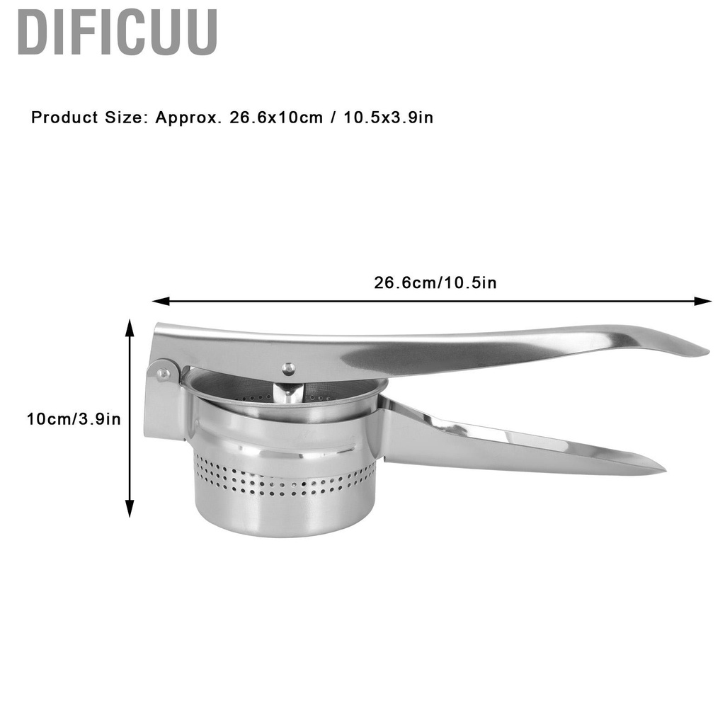 Dụng Cụ Ép Nước Chanh / Khoai Tây Bằng Thép Không Gỉ Đa Năng Tiện Dụng Cho Nhà Bếp