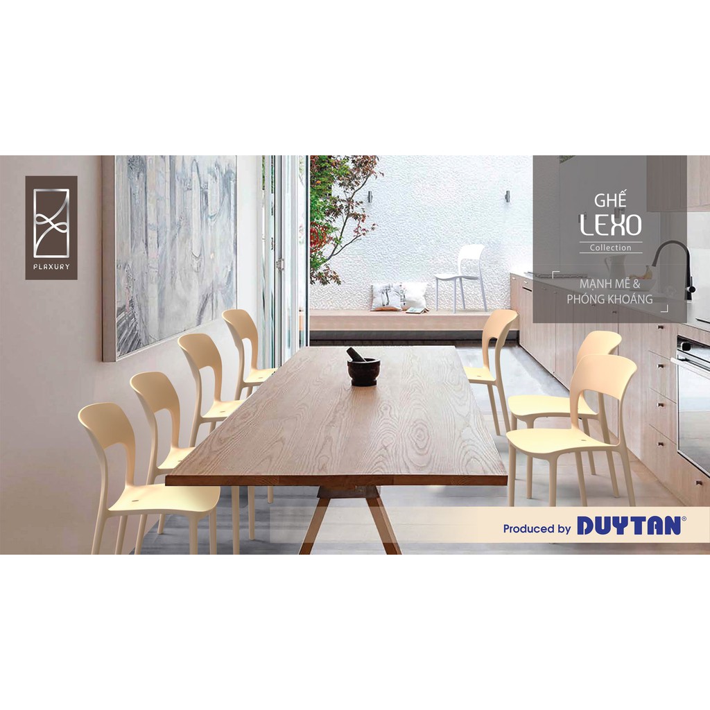 GHẾ NHỰA DUY TÂN CÀ PHÊ LEXO - THƯƠNG HIỆU DUY TÂN