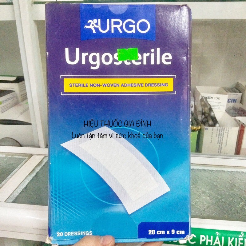 Băng keo có gạc vô trùng Urgosterile 20cm x 9cm - Dùng cho phẫu thuật