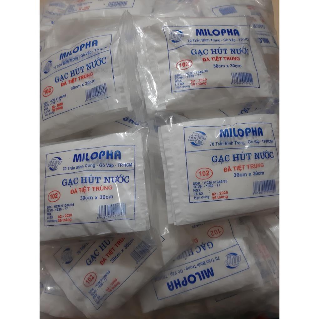 Gạc đắp mặt nạ, gạc hút nước MILOPHA dùng trong spa