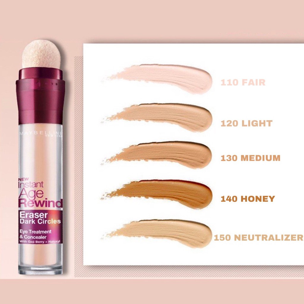 Bút cushion che khuyết điểm maybelline giảm quầng thâm 6ml instant age rewind eraser dark circles treatment concealer | BigBuy360 - bigbuy360.vn
