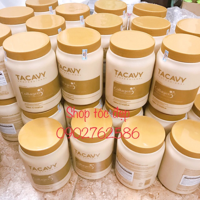 Kem ủ Tóc Phủ Lụa Tacavy Collagen 1000ML: