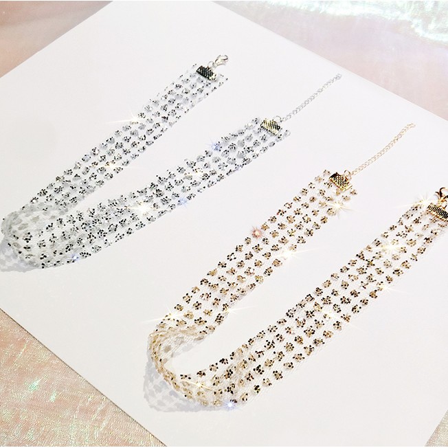 Bộ 2 choker kim tuyến và vòng cổ layer (có bán lẻ) - D391