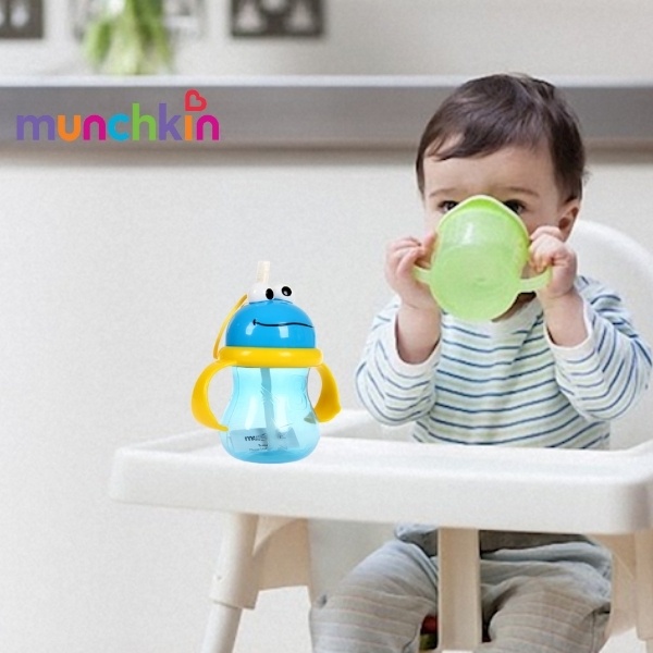 Cốc tập uống nước Munchkin Mỹ chính hãng , ly tập hút  cho bé an toàn