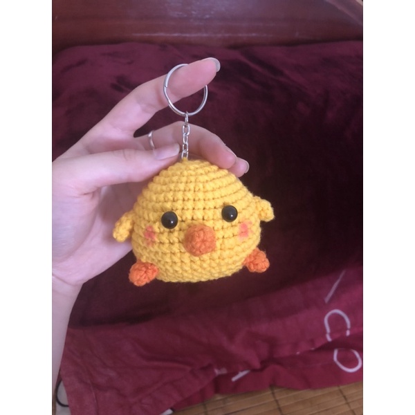 Móc khoá vịt handmade