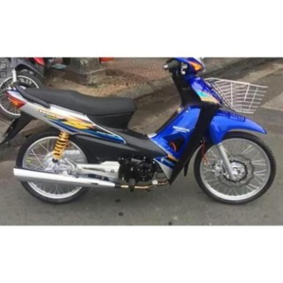 Tem xe wave S bạc xanh 2016