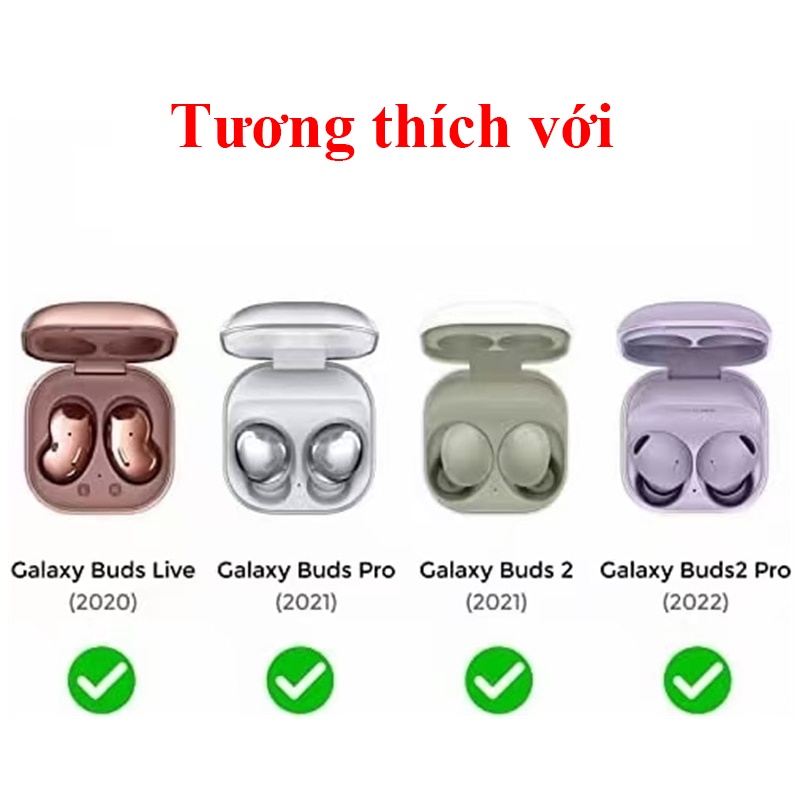 Ốp chống sốc thời trang Samsung Galaxy Buds 2 Pro/Buds2/BudsPro/Buds Live