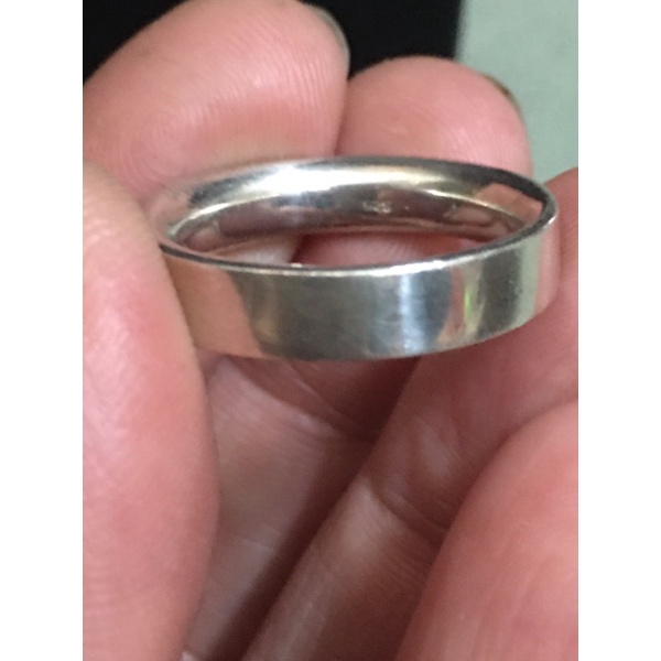 Nhẫn bạc kiểu Unisex si tuyển Nhật