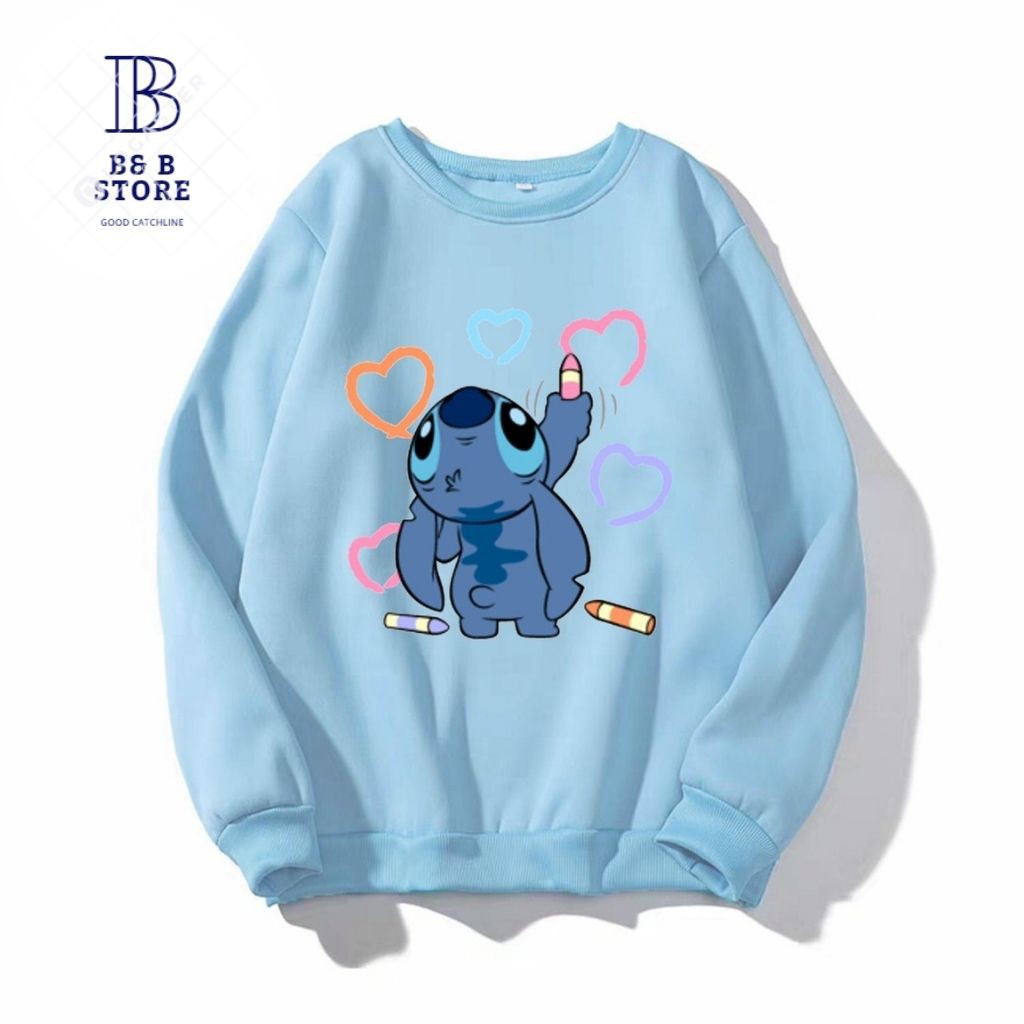 [ FREE_SHIP ] ÁO SWEATER NỈ UNISEX IN CHÚ RÙA CON FORM RỘNG NAM NỮ NHIỀU MÀU