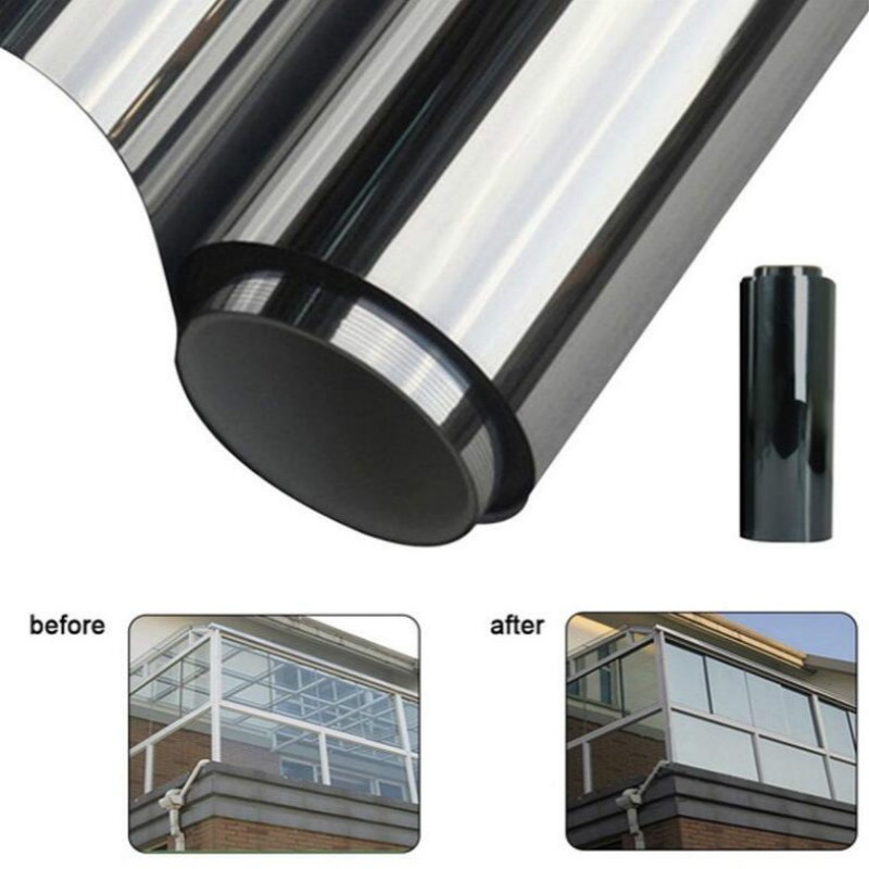 Cuộn Film Dán Kính Xe Ô Tô Kích Thước 50cm X100cm 1 Cuộn Phim Dán Cửa Sổ Xe Hơi Màu Đen Chống Trầy Xước Chống Tia UV 0% VLT 100% B-B-MT