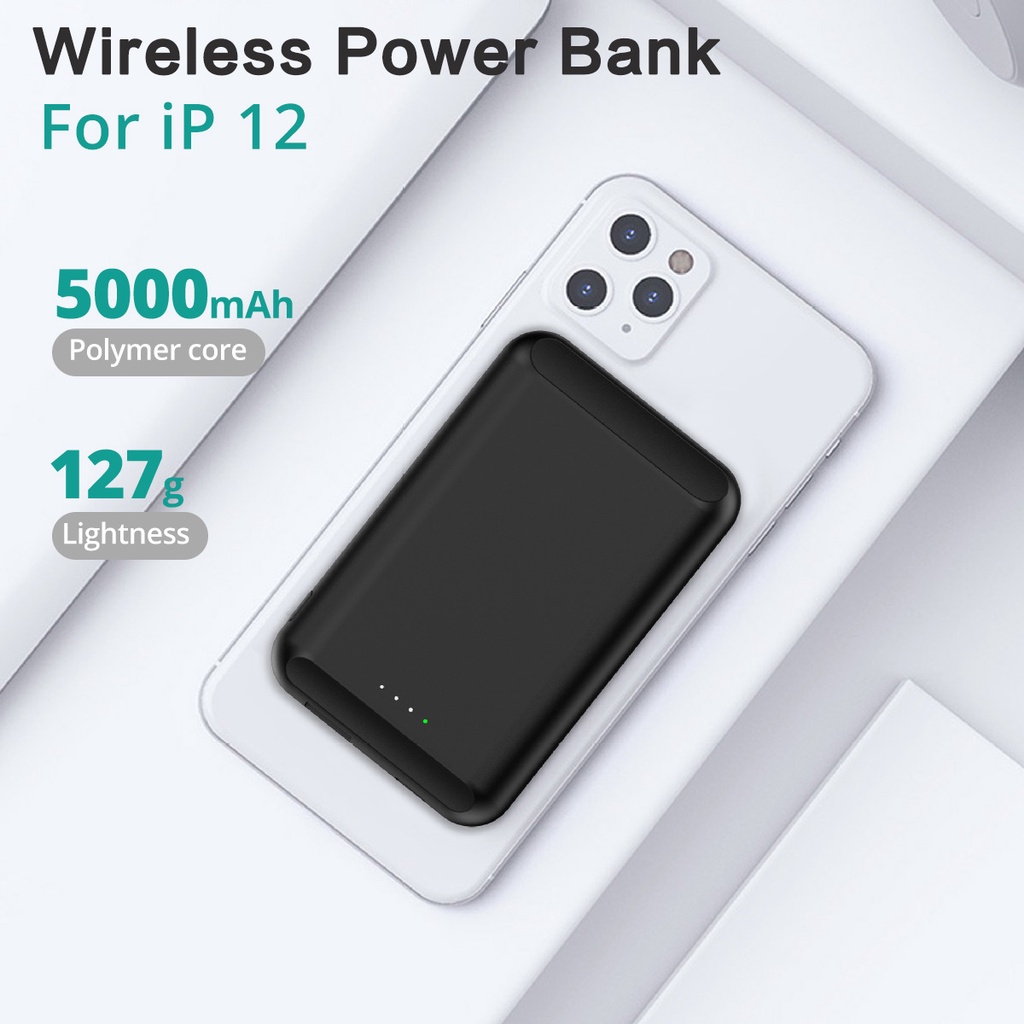 Sạc dự phòng không dây FONKEN 5000mAh 15W dành cho iproduct 13 12Pro