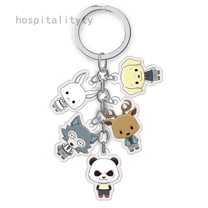 Móc khóa hình nhân vật hoạt hình legosi haru