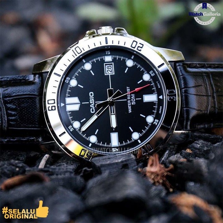 Đồng hồ Nam dây da Casio MTP-VD01 chính hãng bảo hành 1 năm Pin trọn đời