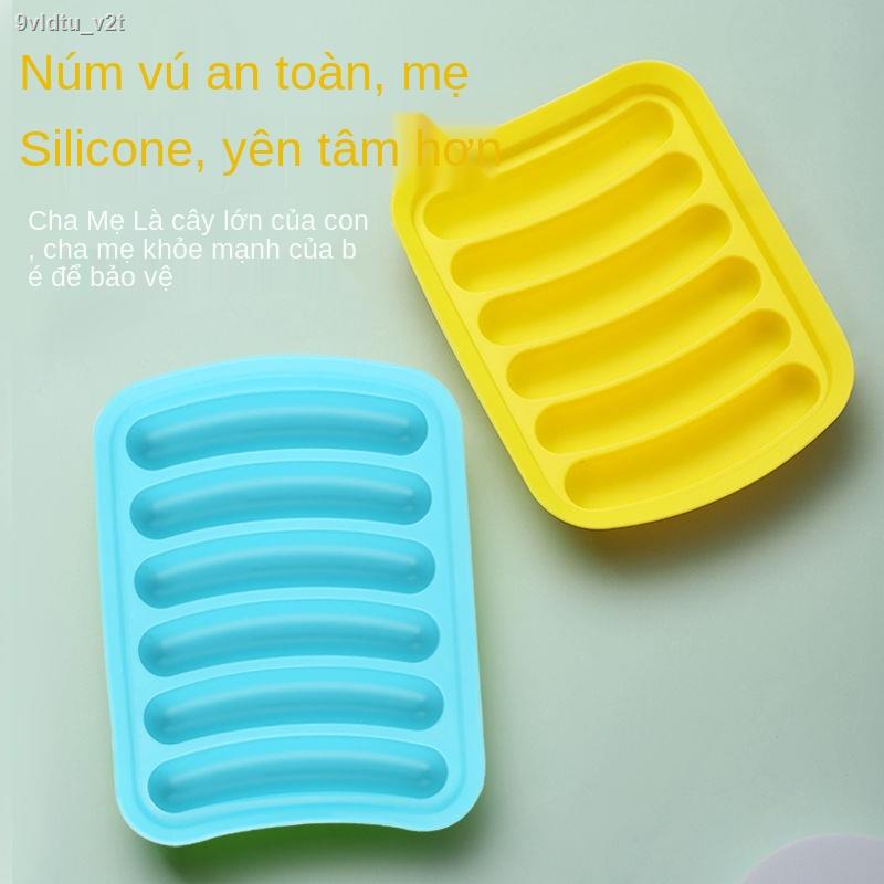 【2021】Khuôn làm xúc xích, thực phẩm bổ sung cho trẻ em, xích thịt dăm bông, hấp ruột, bánh silicon bé, có thể và chịu nh