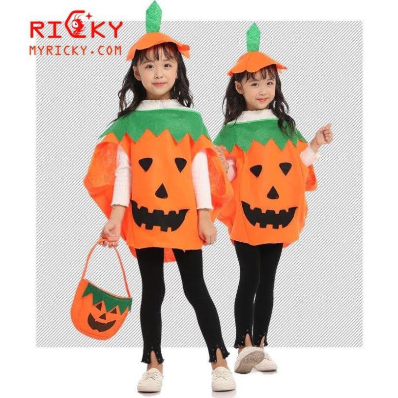 [Khai trương giảm giá] Bộ áo trái bí - Quần áo hóa trang Halloween