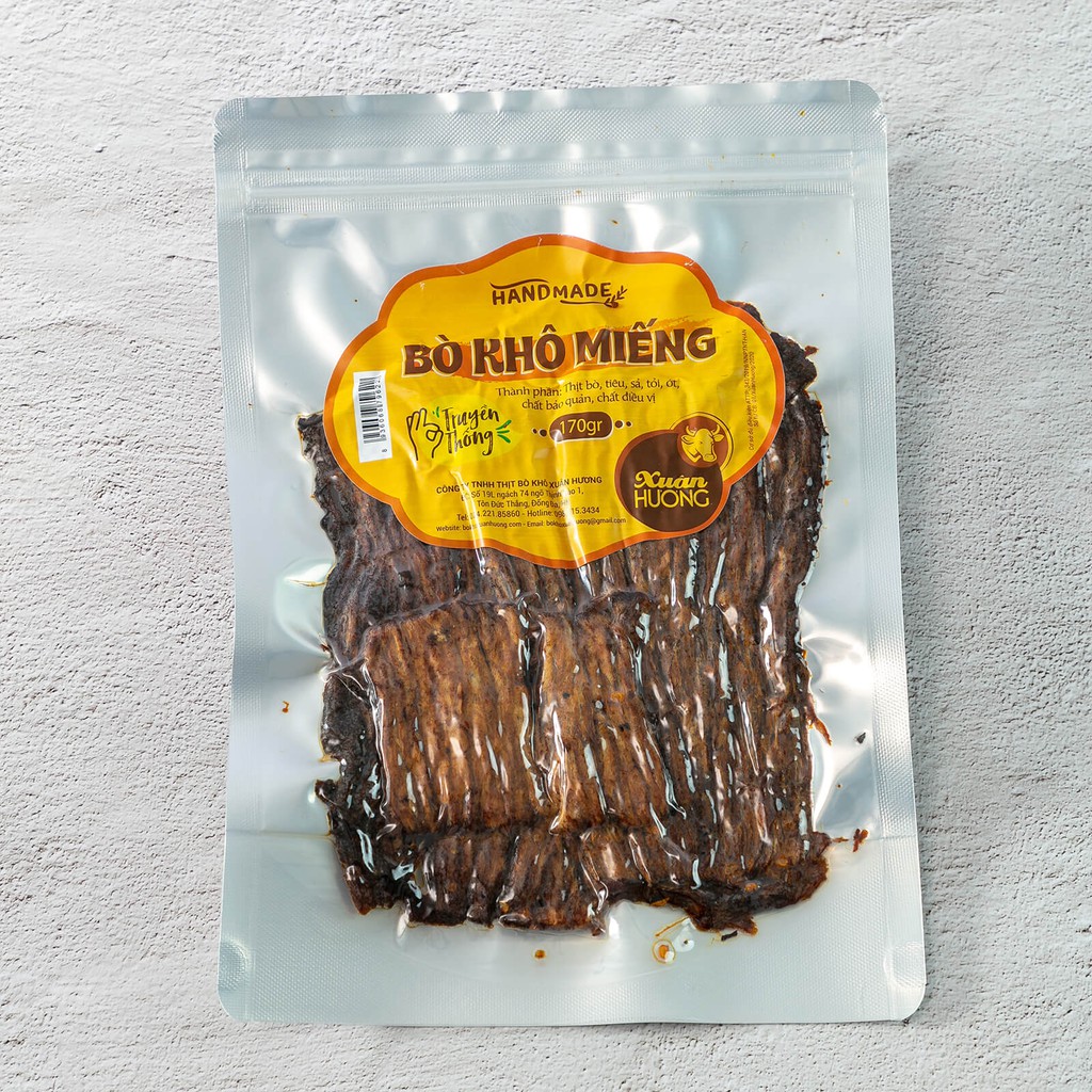 Bò khô miếng Xuân Hương thịt bò khô tươi thơm ngon đậm đà từng miếng | BigBuy360 - bigbuy360.vn