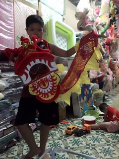 Đầu lân kim sa có đèn hàng chọn