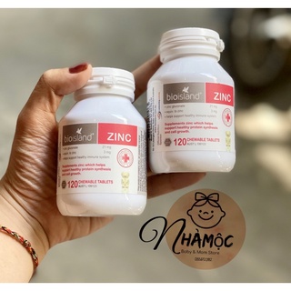 Viên uống bổ sung kẽm zinc bio island cho bé 120 viên Thương hiệu : BIO ISLAND