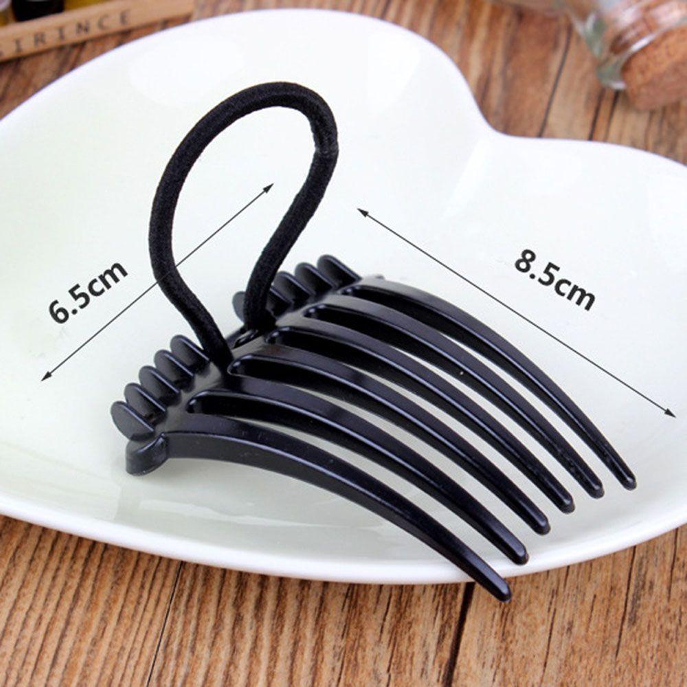 Bộ 2 Lược Kẹp Tóc Đuôi Ngựa Bằng Nhựa Tiện Dụng