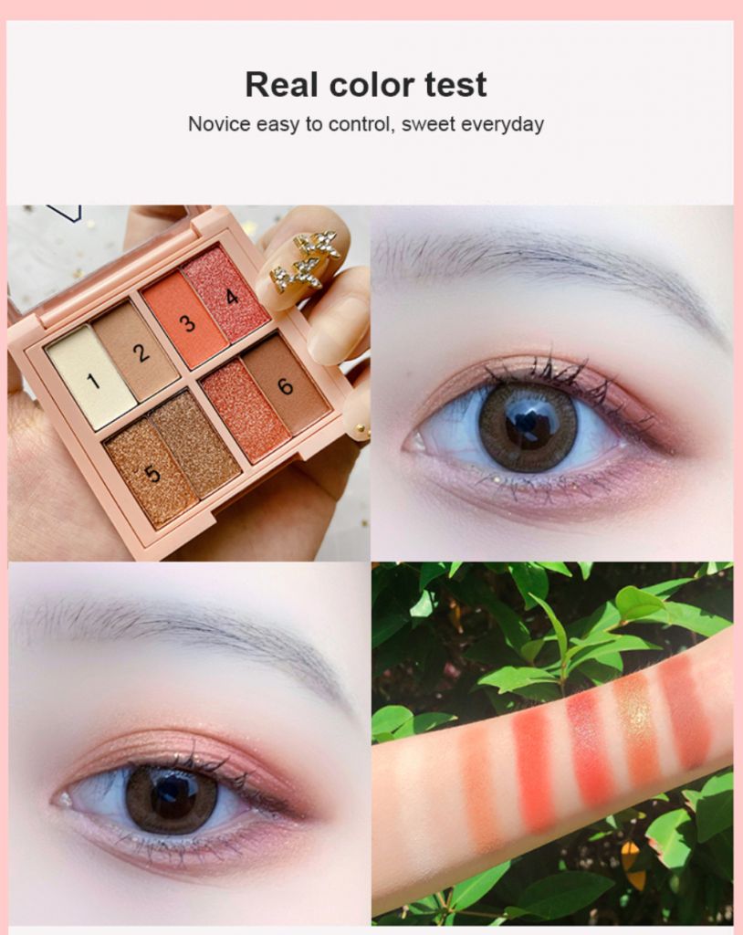 Bảng Phấn Mắt Mini 8 Màu Sắc Tông Lì/Hiệu Ứng Ngọc Trai Tự Nhiên | BigBuy360 - bigbuy360.vn