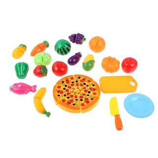 Bộ đồ chơi mô phỏng cắt gọt rau củ quả gồm 24 món cho bé