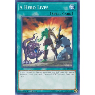 Thẻ bài Yugioh - TCG - A Hero Lives / LED6-EN022'