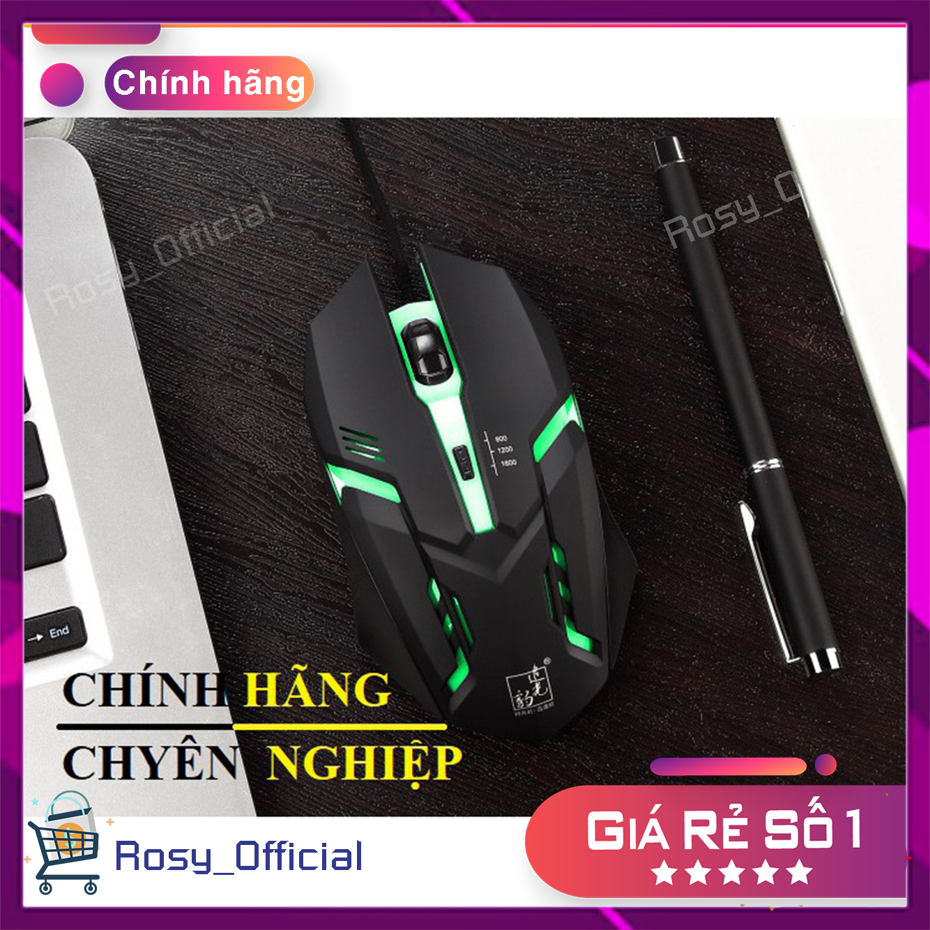 Chuột Máy Tính Laptop Sky9 [BH 1 NĂM] Có LED Nhiều Màu Phong Cách Hiện Đại Ấn Tượng Chuyên Nghiệp