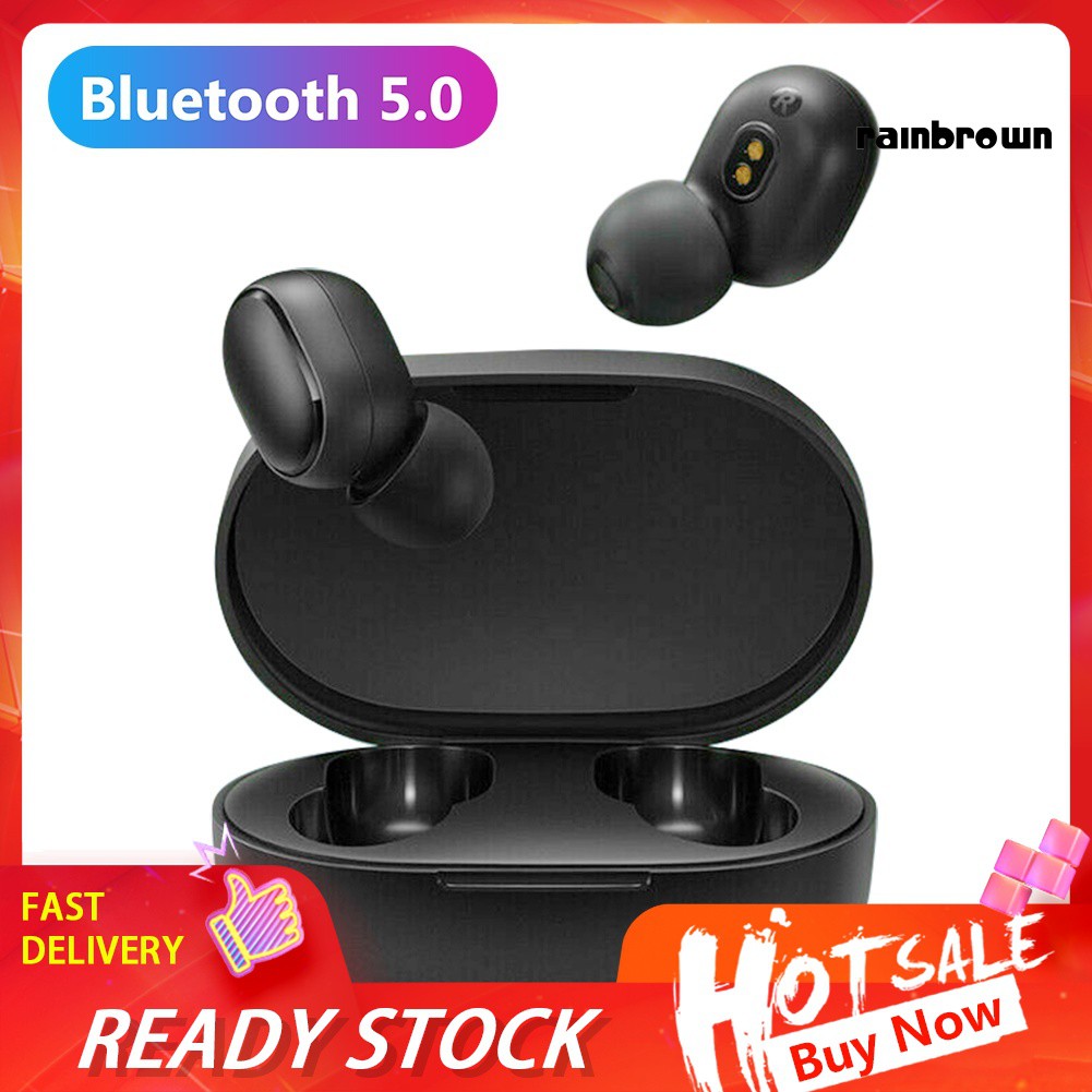 Tai Nghe Bluetooth 5.0 Không Dây Mini / Rej / A6X Tws Kèm Hộp Sạc