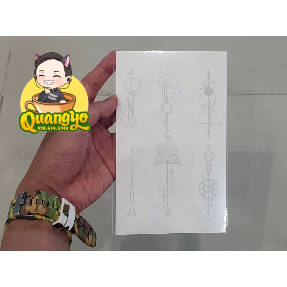 [TIKTOK TATTOO] Hình xăm tạm thời Y HỆT xăm thật trong 15 ngày, 100% chống nước, Hình xăm ma thuật, Xăm giống Inkaholic