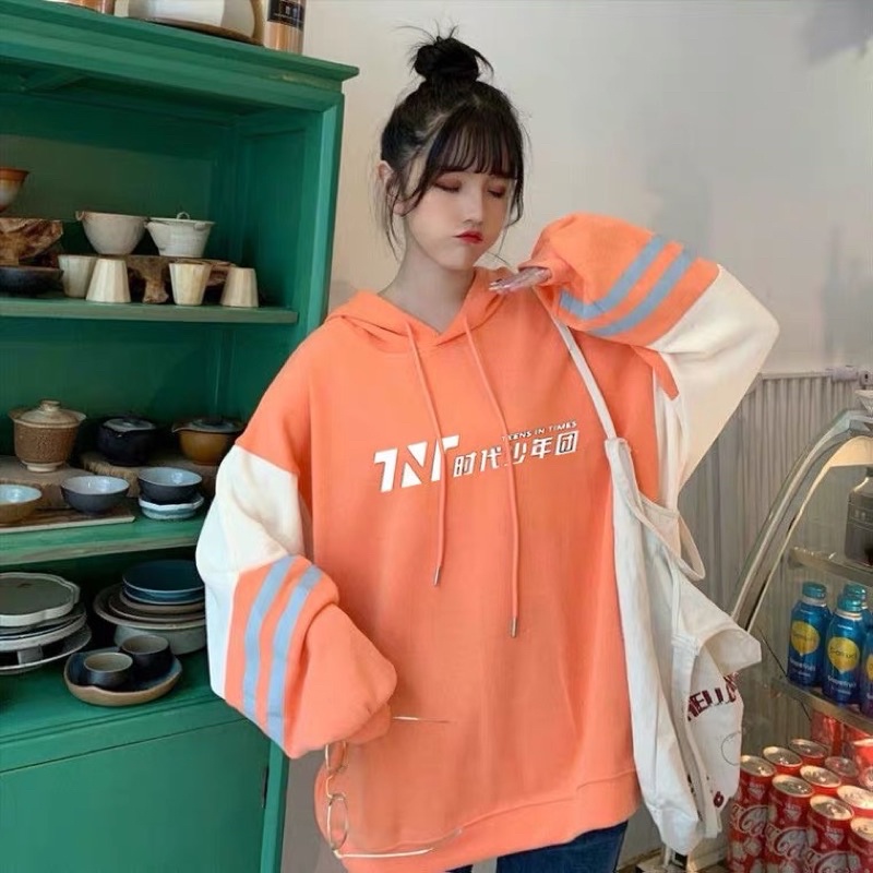 Áo Hoodie in chữ nhóm TNT Thời đại thiếu niên đoàn