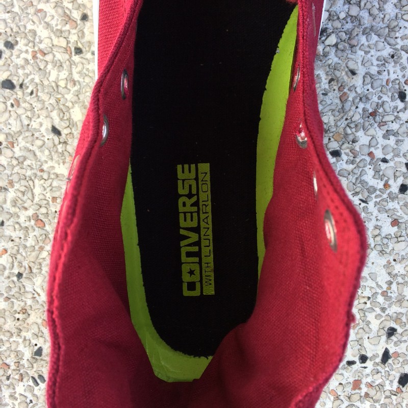 Giày All Star Ck II Nữ Đỏ Đô Cổ Cao