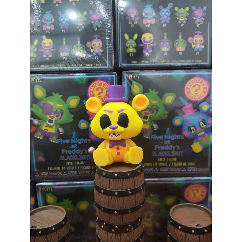 Bộ mô hình Five Nights At Freddy phiên bản Blacklight chính hãng Funko bộ 12 hoặc 13 nhân vật