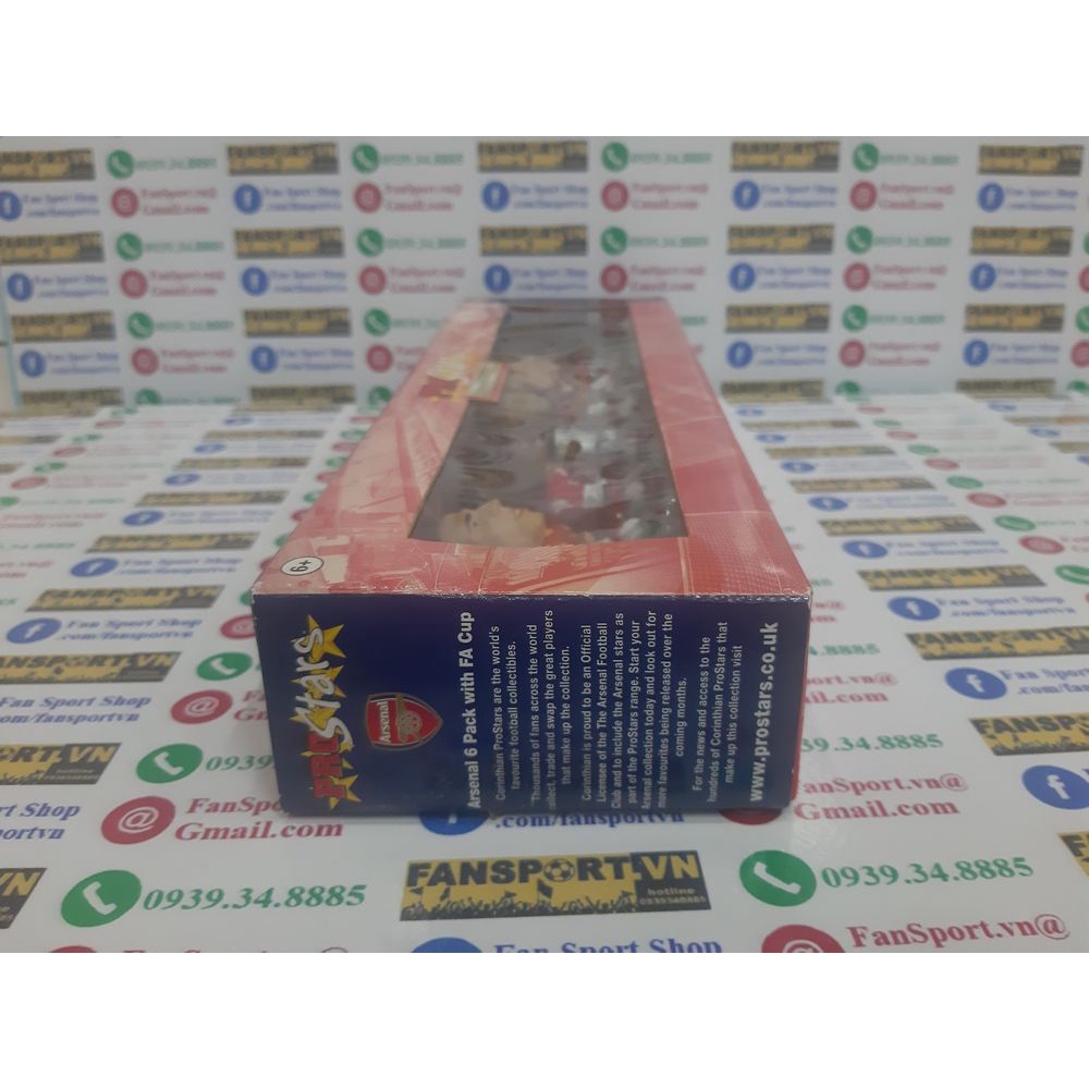 Box tượng cầu thủ Arsenal vô địch FA Cup Winner 2004-2005 corinthian limited figure set pack