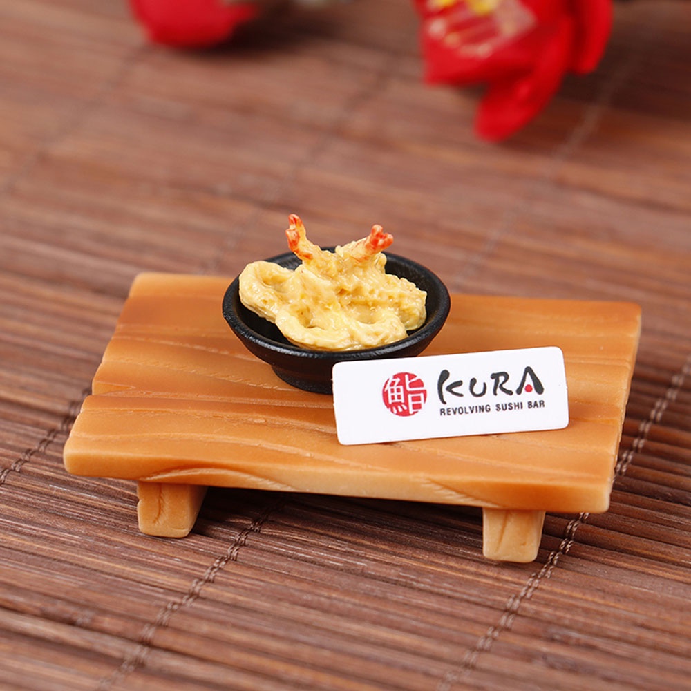 1 Bộ Đồ Chơi Hộp Đựng Sushi Cá Mini Dễ Thương Sáng Tạo Nhật Bản Trang Trí Nhà Búp Bê