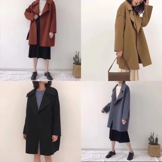 Áo khoác dạ dáng dài