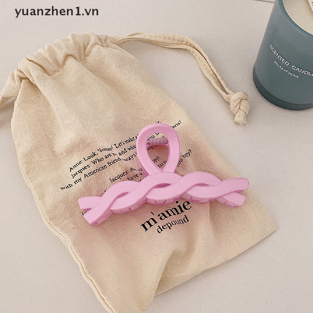1 Kẹp Tóc Càng Cua Cỡ Lớn Phong Cách Hàn Quốc