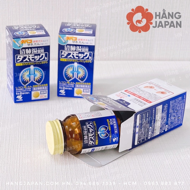 Viên uống bổ phổi bổ phế, thanh lọc phổi Kobayashi Nhật Bản 80 viên