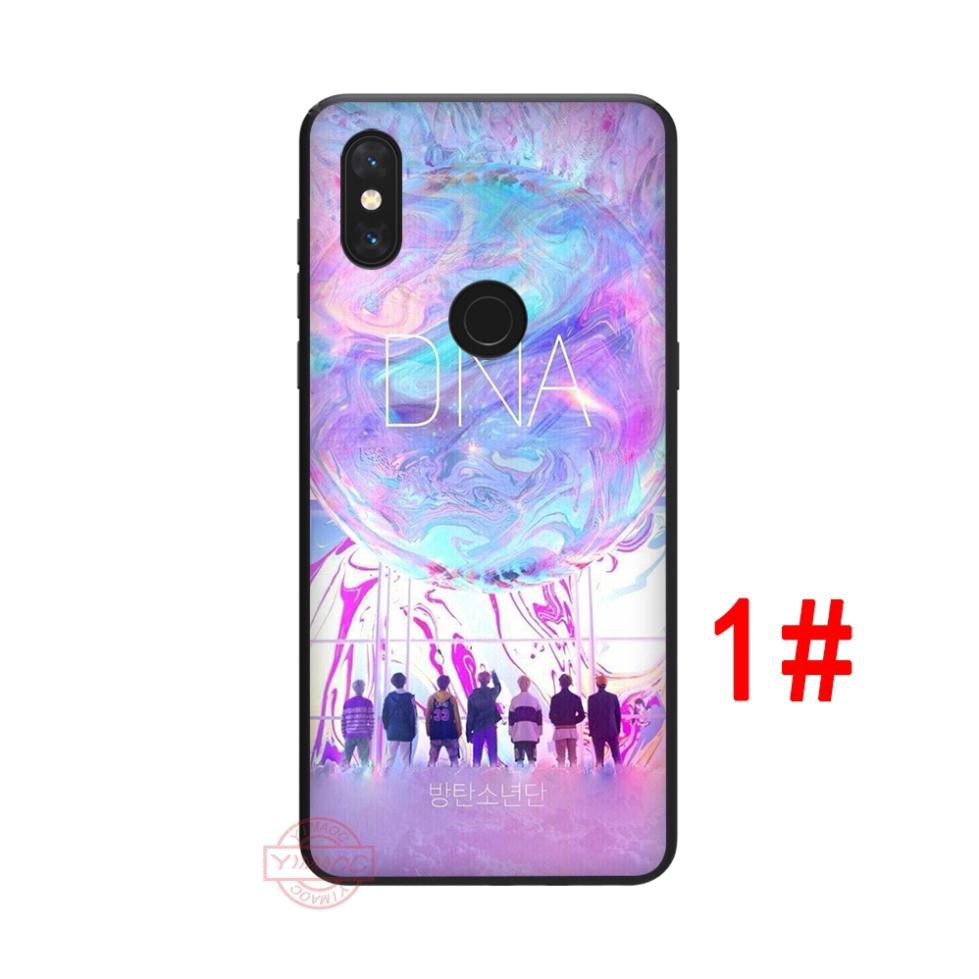  Ốp điện thoại in hình nhóm nhạc BTS đẹp mắt cho Xiaomi Mi 8 SE 9 SE 8 Lite A1 A2 Lite 5X 6X F1 Max 3