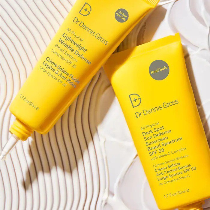 🌿 Kem chống nắng vật lý Dr. Dennis Gross All-Physical Lightweight Wrinkle Defense Broad Spectrum Sunscreen SPF 30
