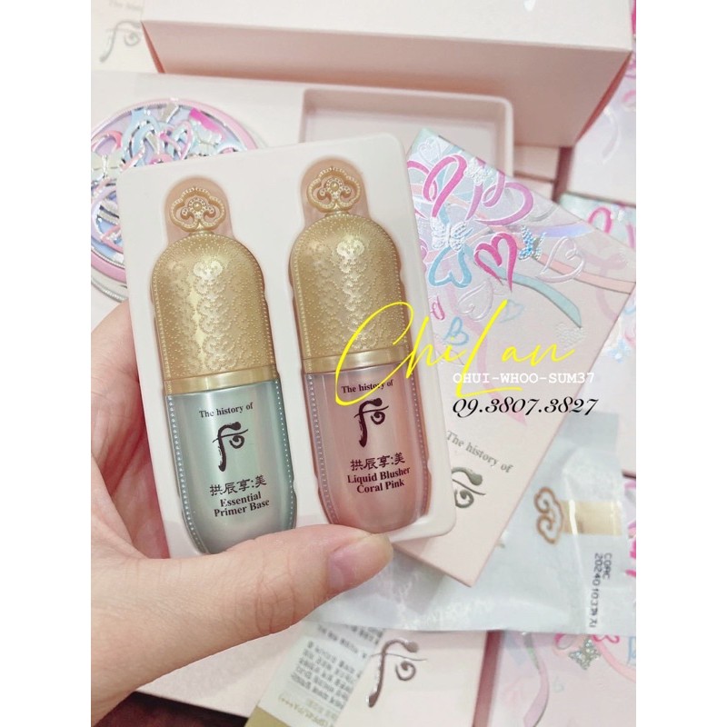 [CHÍNH HÃNG] Set Phấn Nước Trắng Da Hoàng Cung Whoo Phiên Bản Hoa Anh Đào 30gr Tặng Kèm Kem Lót | BigBuy360 - bigbuy360.vn