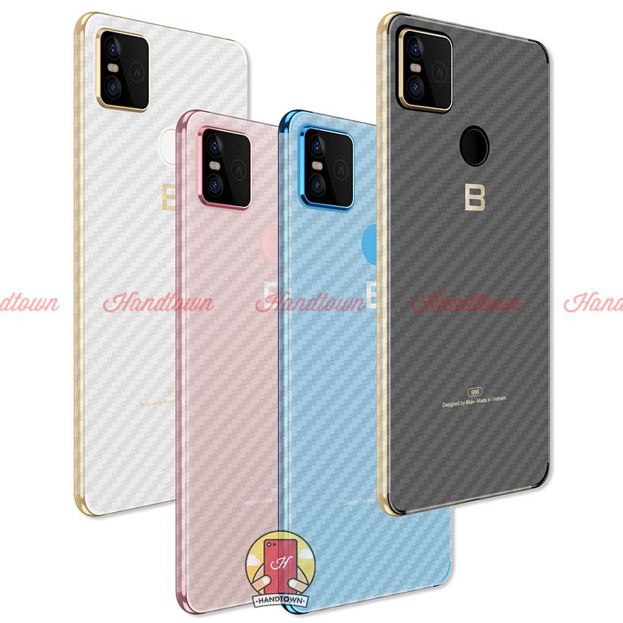Miếng Dán Lưng Cacbon Bphone B86 / B86S Full Lưng Và Viền