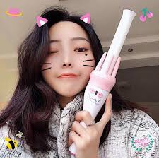 (TẶNG kèm gương tròn bỏ túi +Lược) GẬY UỐN XOĂN XOAY TỰ ĐỘNG 360 VIVID &amp; VOGUE CHÍNH HÃNG