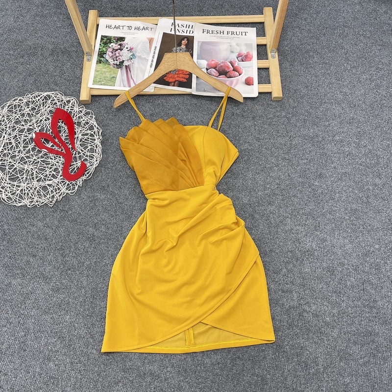 🌹Đầm ôm body xếp ly